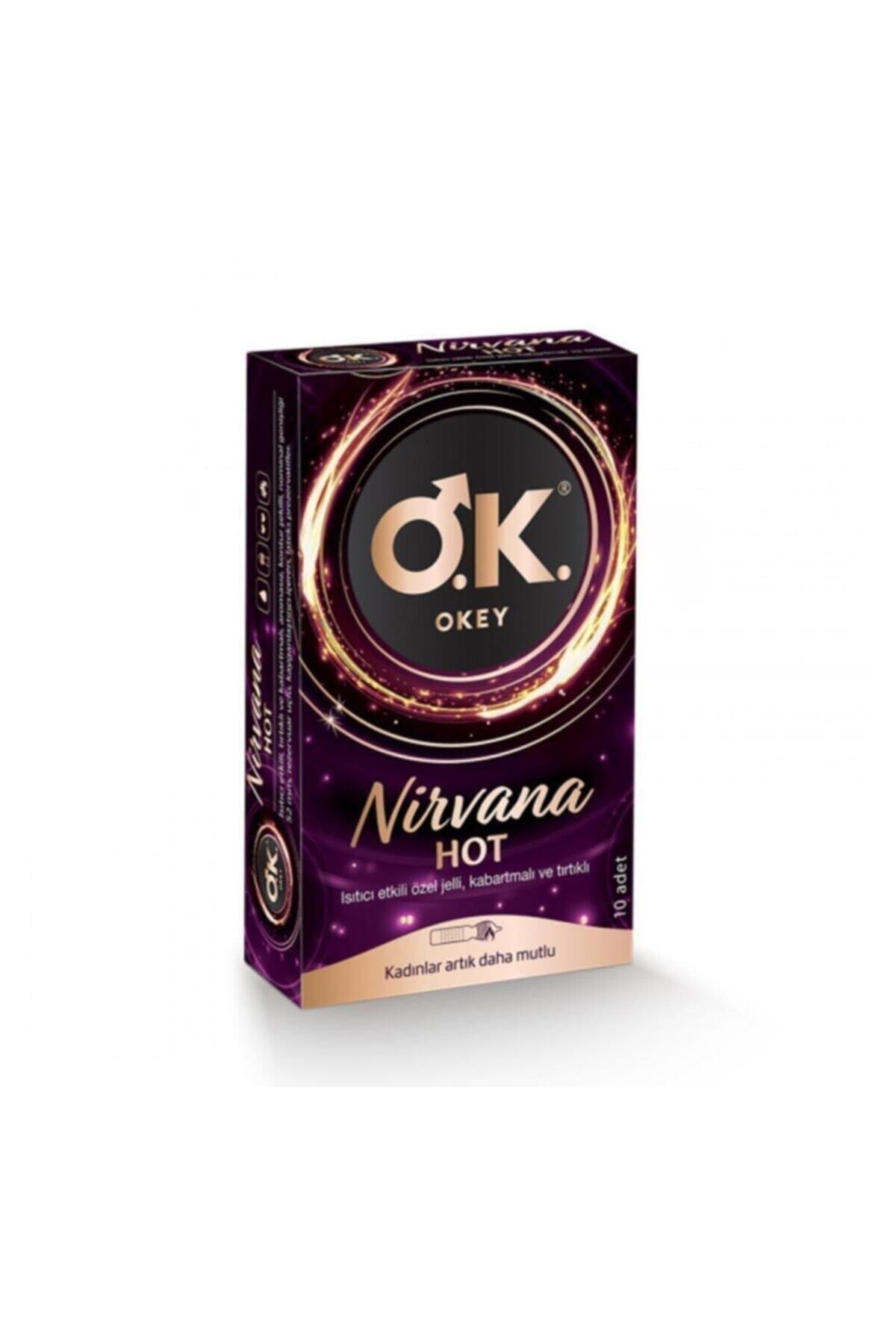 Okey Okey Nirvana Hot Prezervatif 10'lu
