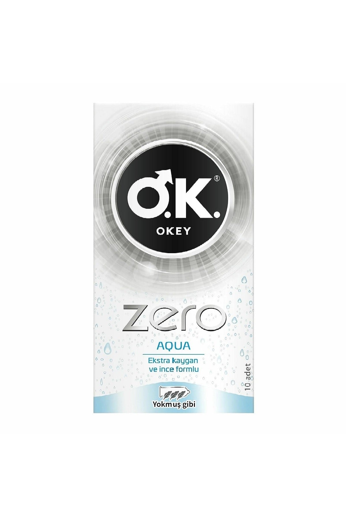 Okey Okey Zero Aqua Prezervatif 10'lu