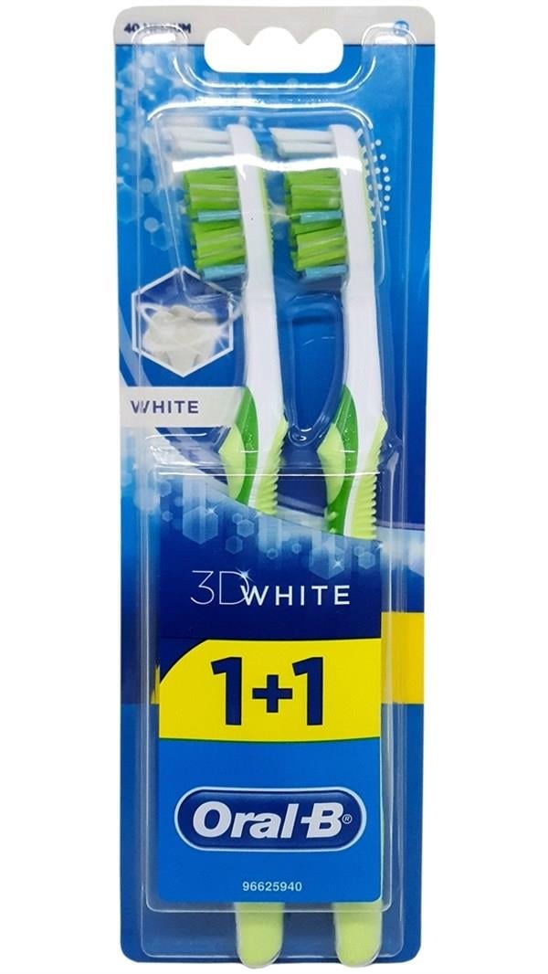 oral-b Oral-B Diş Fırçası 3D White Medium 1+1