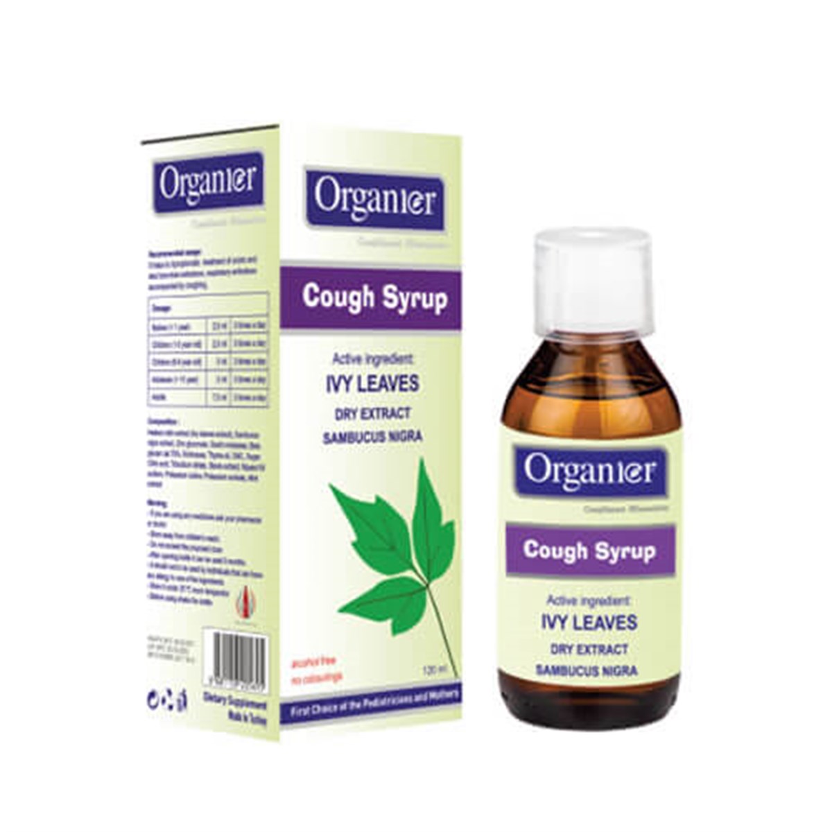 Organier Organier Cough Syrup 120 ml