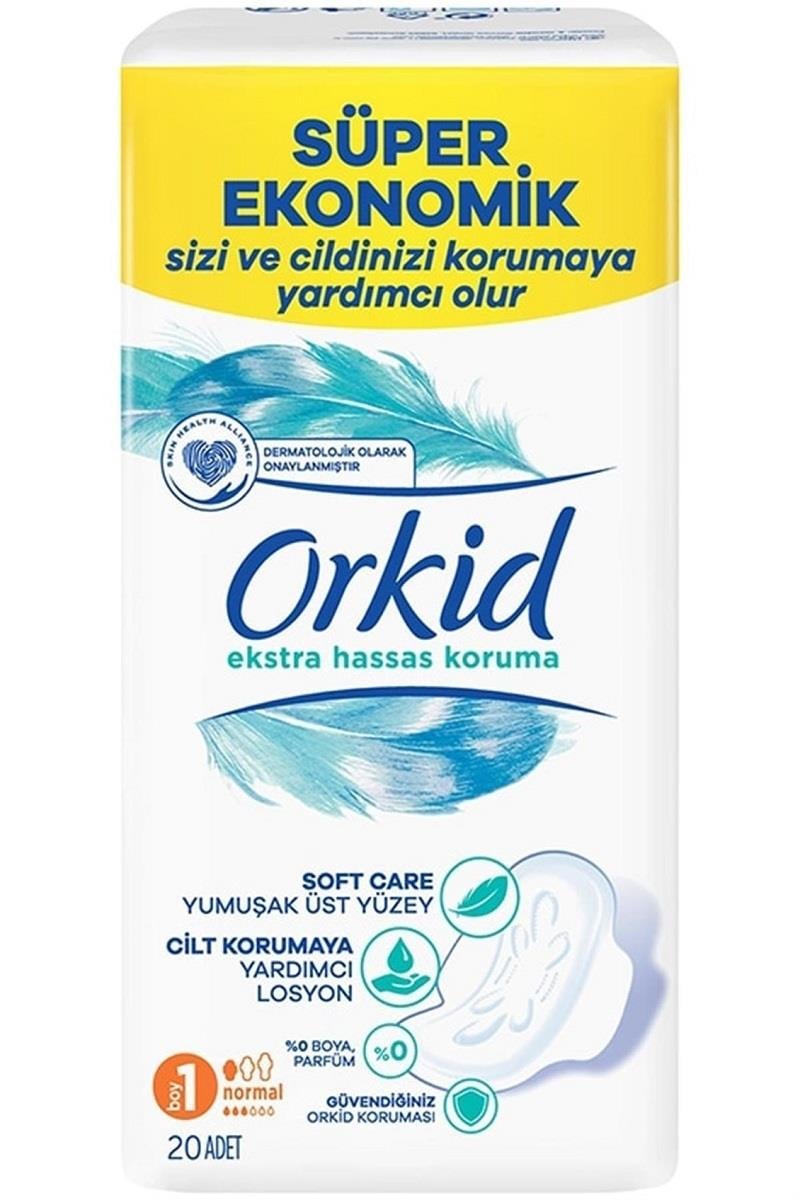 Orkid Orkid Extra Hijyenik Ped Hassas Koruma Dörtlü Normal 20'li