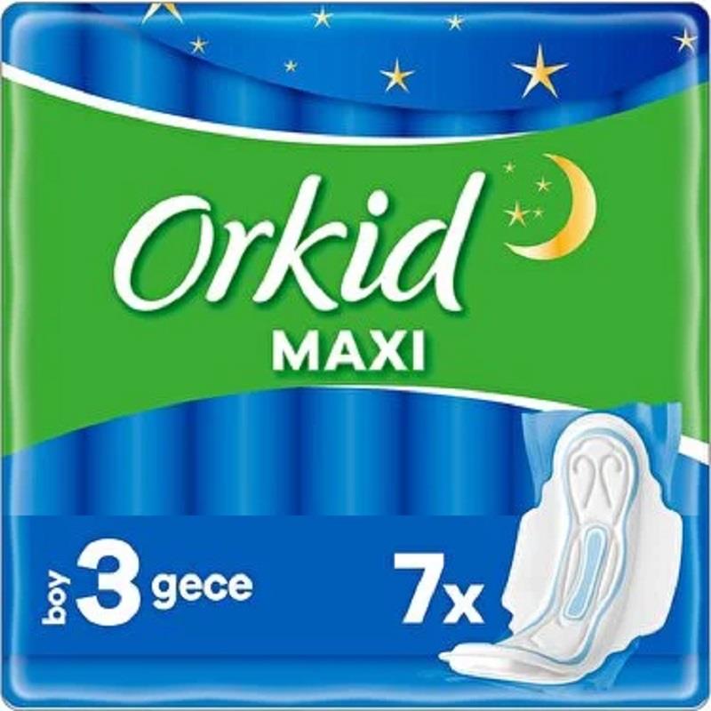 Orkid Orkid Maxi Hijyenik Ped Gece 7'li