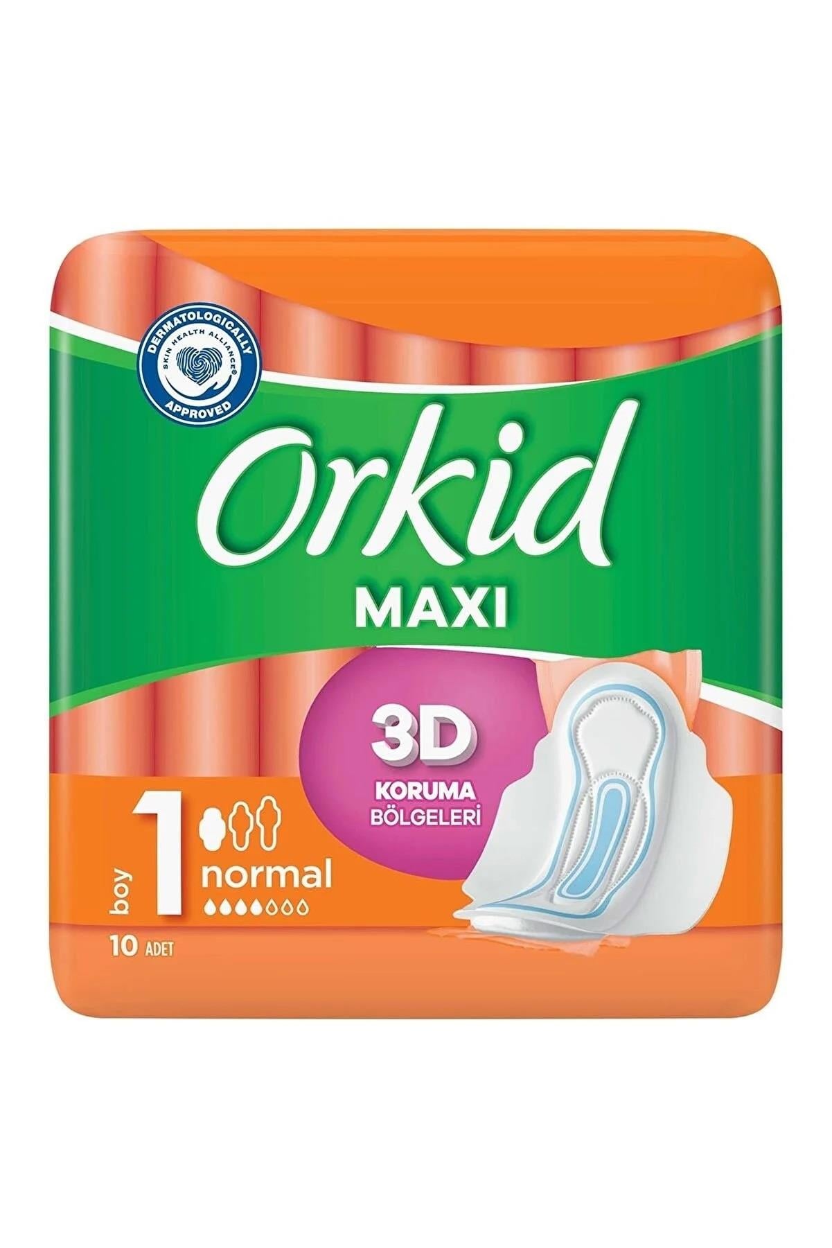 Orkid Orkid Maxi Hijyenik Ped Normal 10'lu