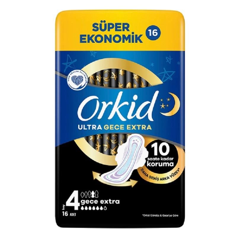 Orkid Orkid Ultra Extra Hijyenik Ped Plus Gece 16'li