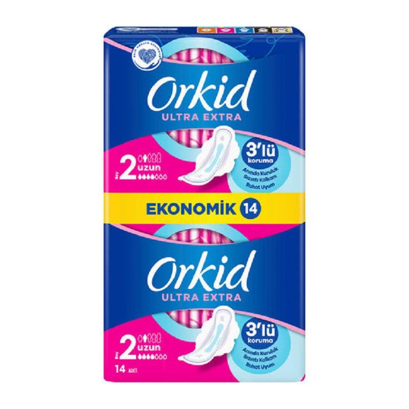Orkid Orkid Ultra Extra Hijyenik Ped Uzun 14'lü