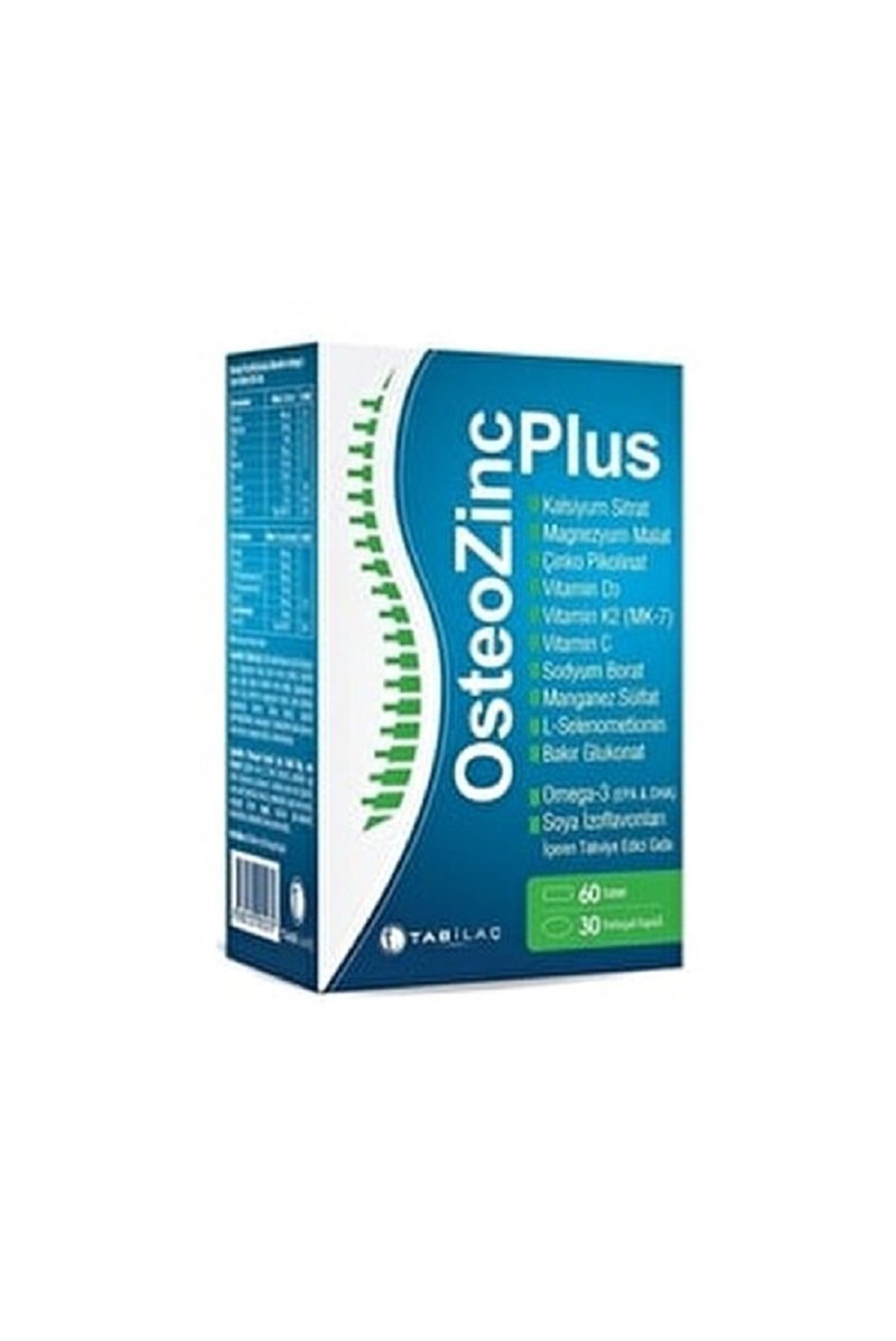 Osteozinc Plus 60 Tablet Osteozinc Plus 60 Tablet + 30 Yumuşak Kapsül