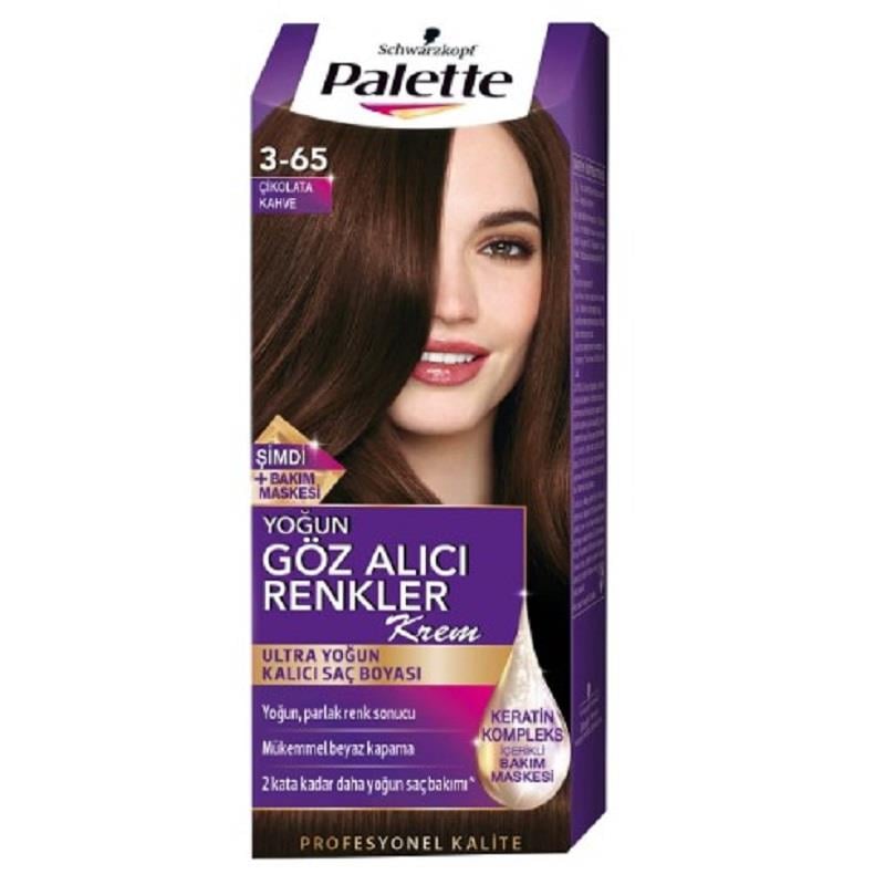 Palette Palette Natural Göz Alıcı 3-65 Çikolata Kahve