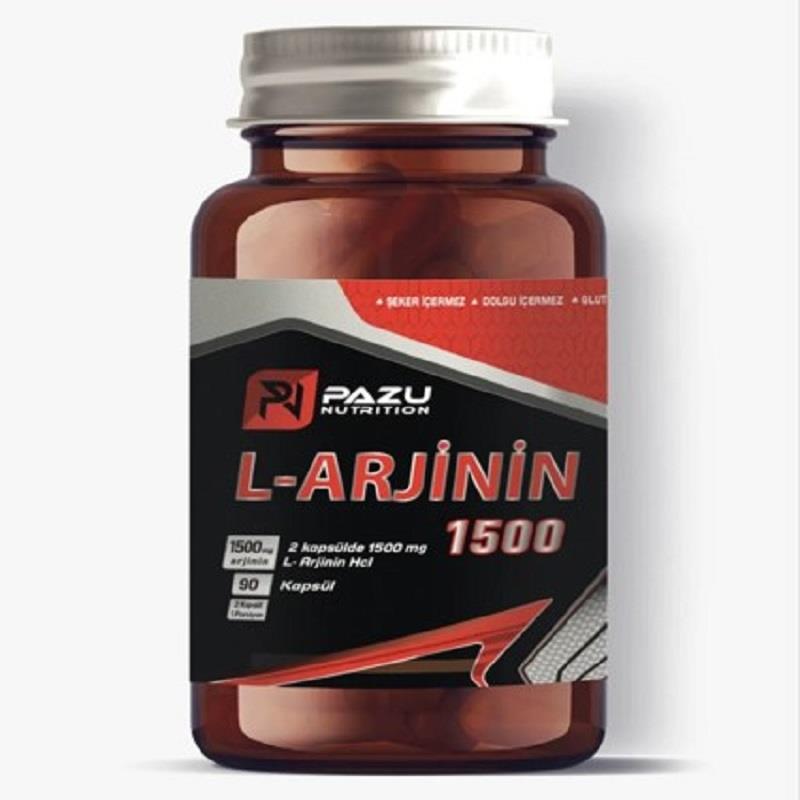 Pazu Pazu Nutrition L-Arjinin 1500 mg 90 Kapsül