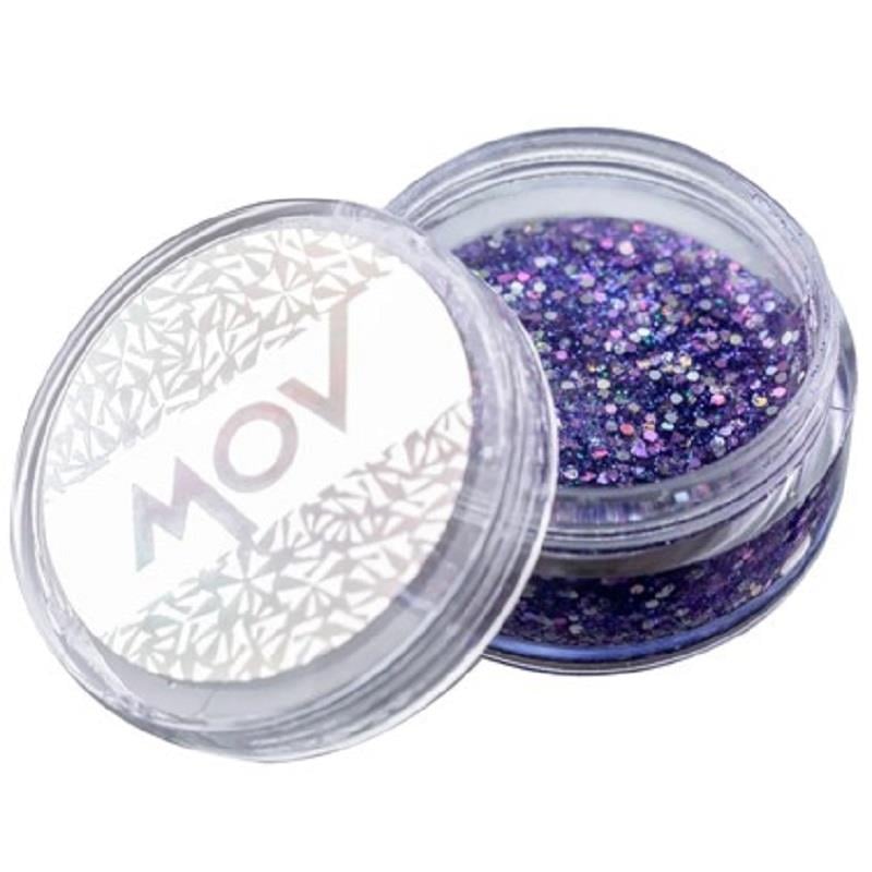 PEMOVO Mov Face & Body Glitter Jel No: 1 - Mor