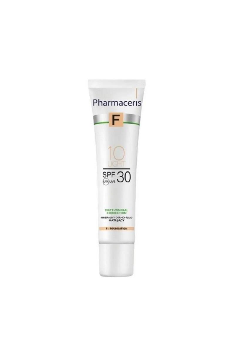 Pharmaceris Pharmaceris Mineral Mattifyıng Fluid Dermo Foundation SPF30 10 Light 30 ml