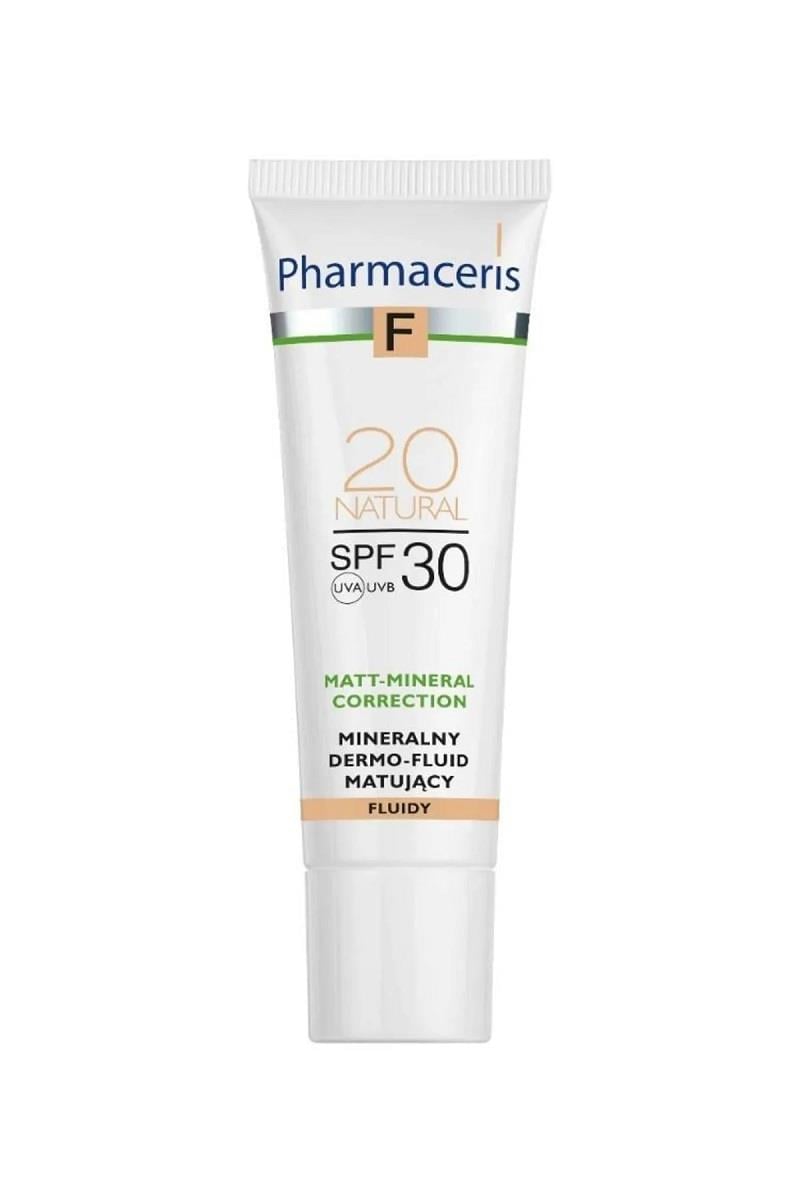 Pharmaceris Pharmaceris Mineral Mattifying Fluid Dermo Foundation SPF30 20 Natural 30 ml