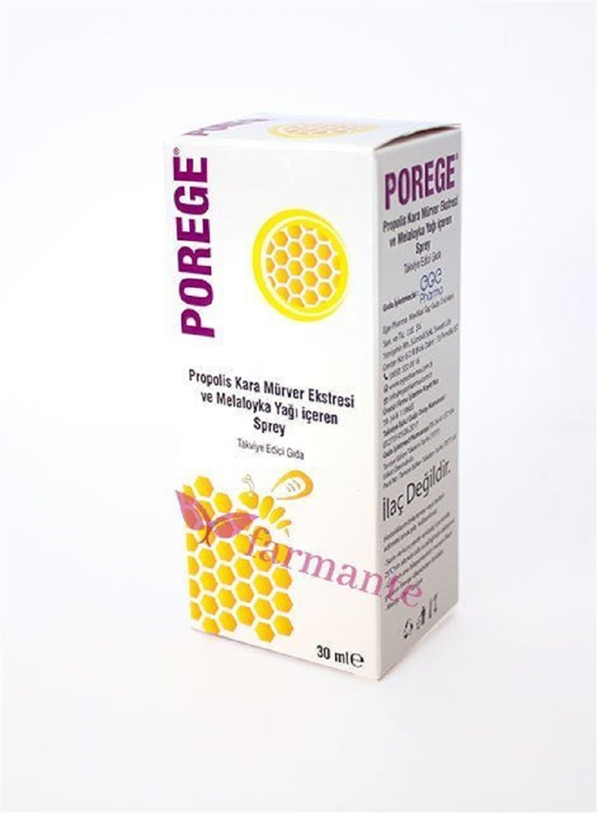 POREGE Porege Propolis Boğaz Spreyi 30 ml