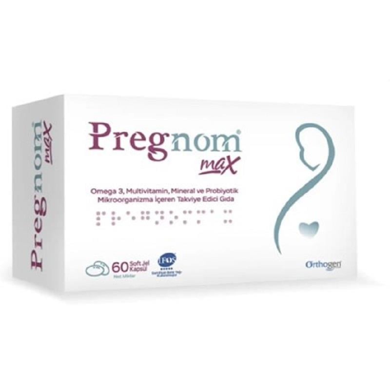Pregnom Pregnom Max 60 Soft Jel Kapsül