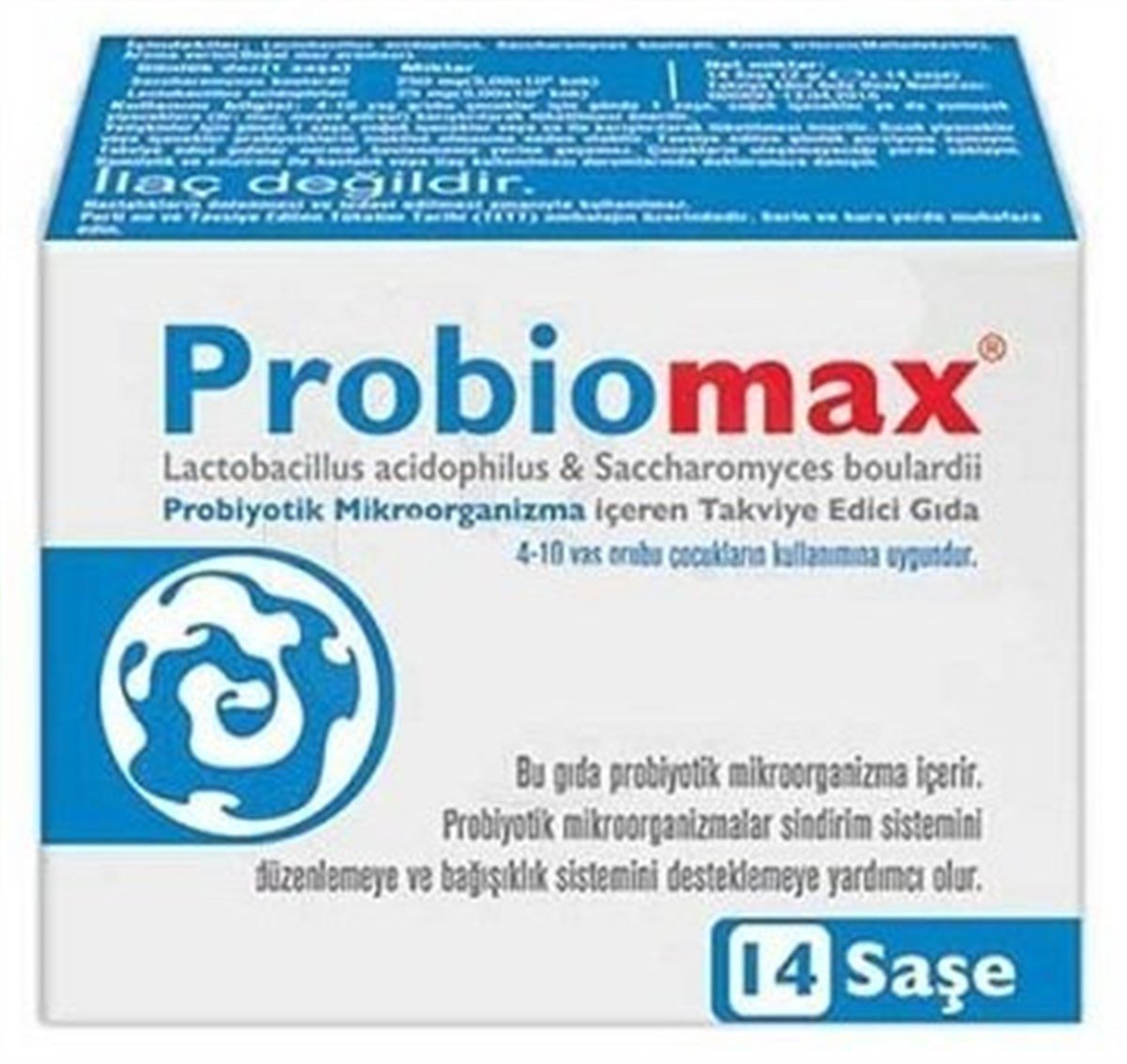 Probiomax 14 Saşe - Probiyotik İçeren Takviye SKT:04.21