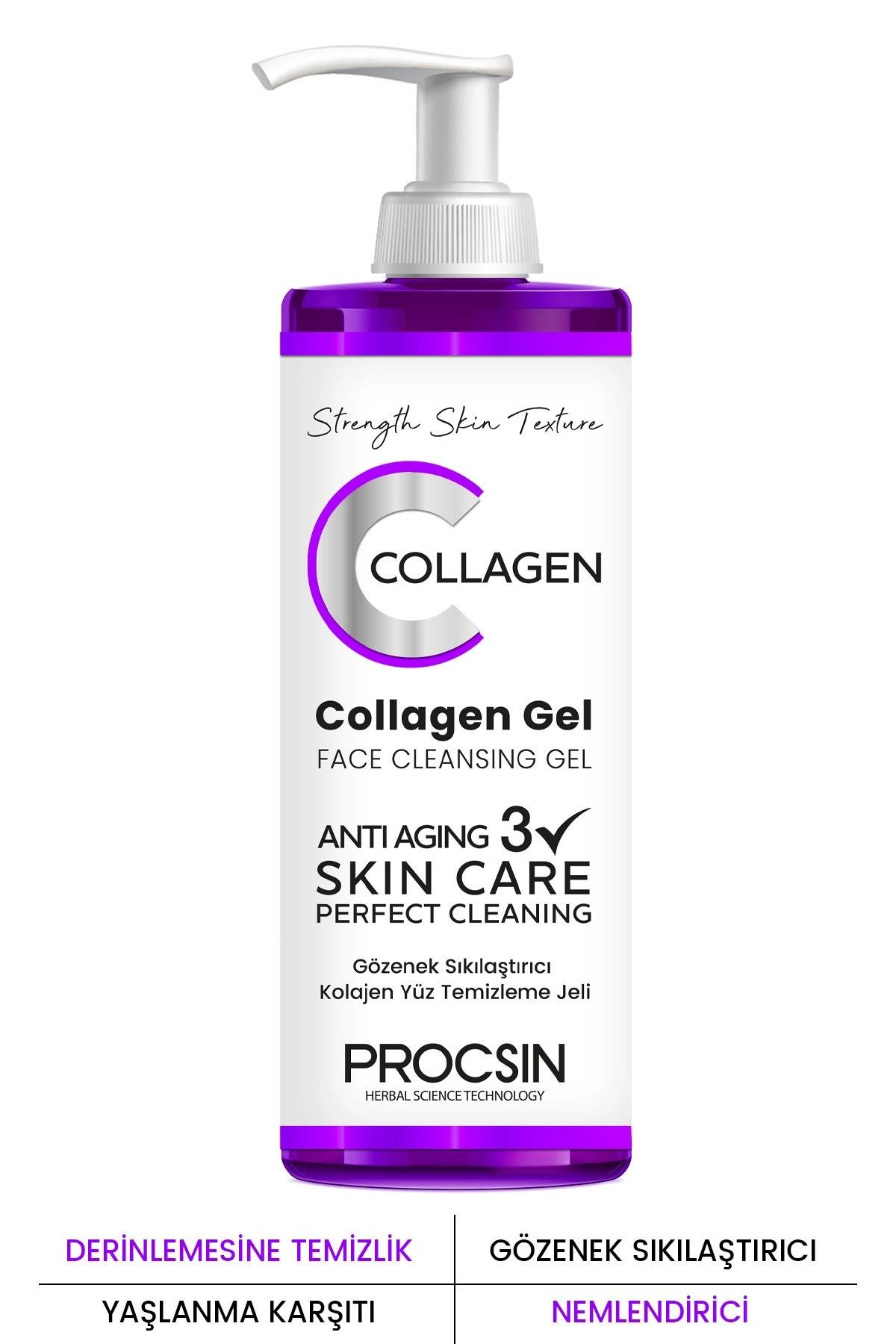 Procsin Procsin Gözenek Sıkılaştırıcı Kolajen Yüz Temizleme Jeli 150 ml