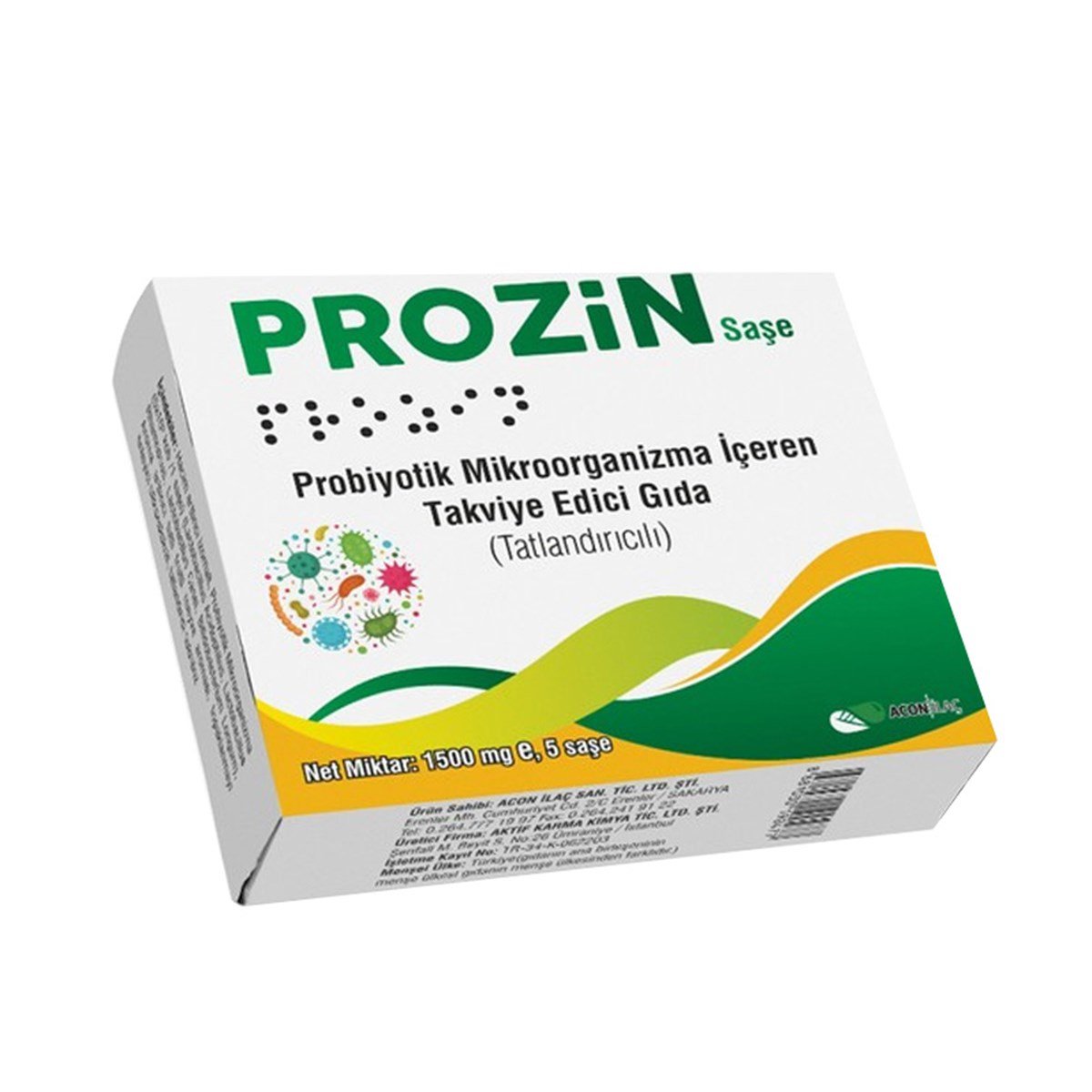 PROZİN Prozin Probiyotik 5 Saşe