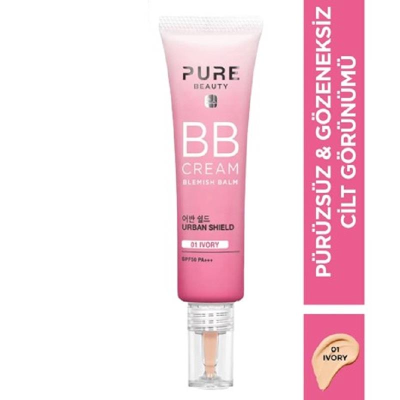 Pure Beauty Pure Beauty BB Krem PA+++ Ivory SPF50 30 ml