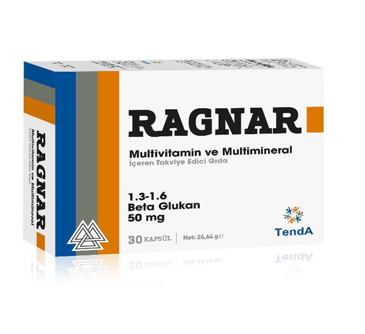 Ragnar Ragnar Mutlivitamin ve Multimineral 1.3-1.6 Betaglukan 50 mg 30 Kapsül