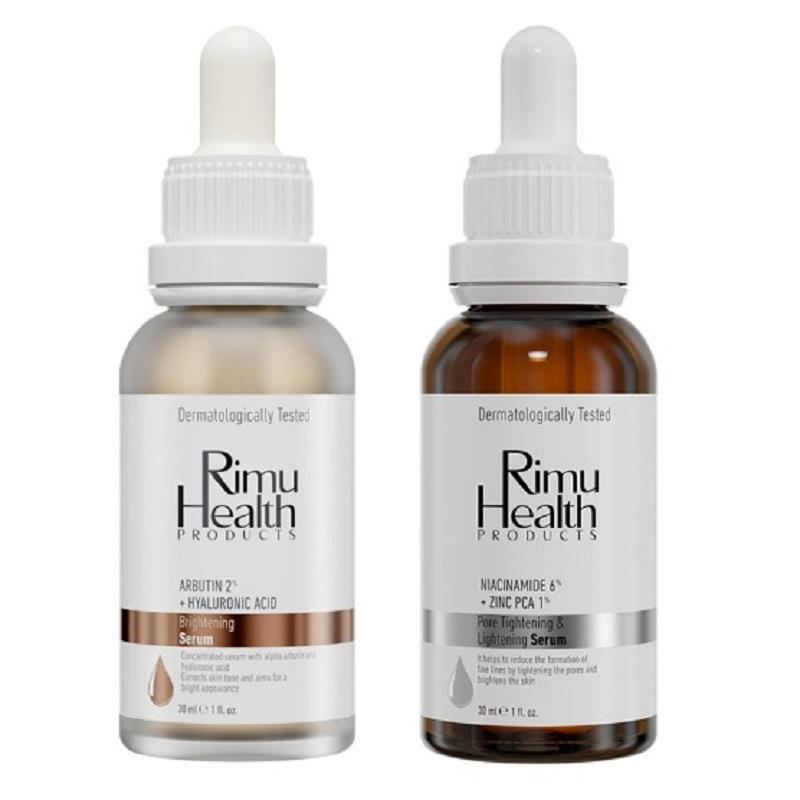 Rimu Health Products Rimu Health Products Koyu Leke ve Cilt Tonu Eşitlemeye Yardımcı Bakım Seti - Serum 30 ml 2'li