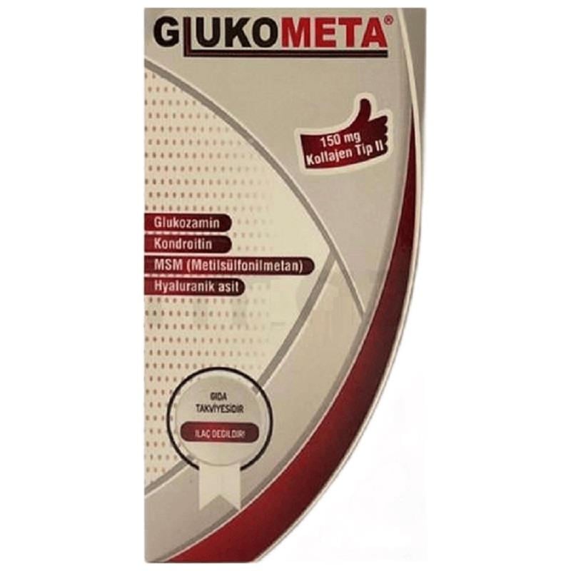 RNV Glukometa Glukozamin Kondroitin MSM Hyaluranik Asit 90 Tablet