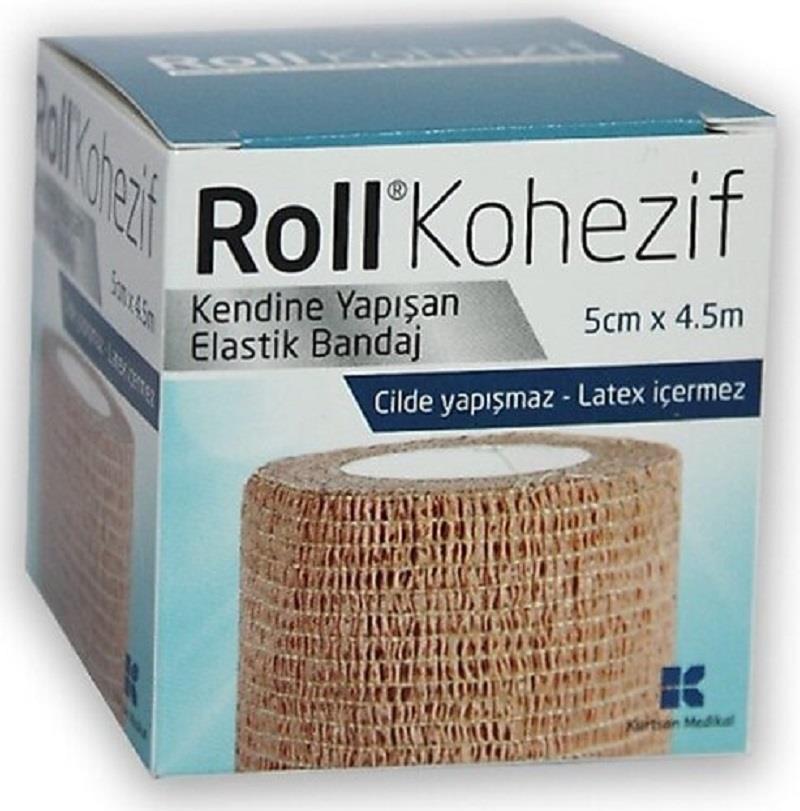 Roll Roll Kohezif Bandaj 5 cm x 4,5 m