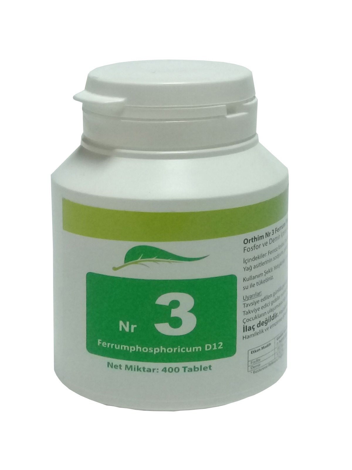 Schüssler Schüssler Tuzları No: 3 - Ferrum Phosphoricum