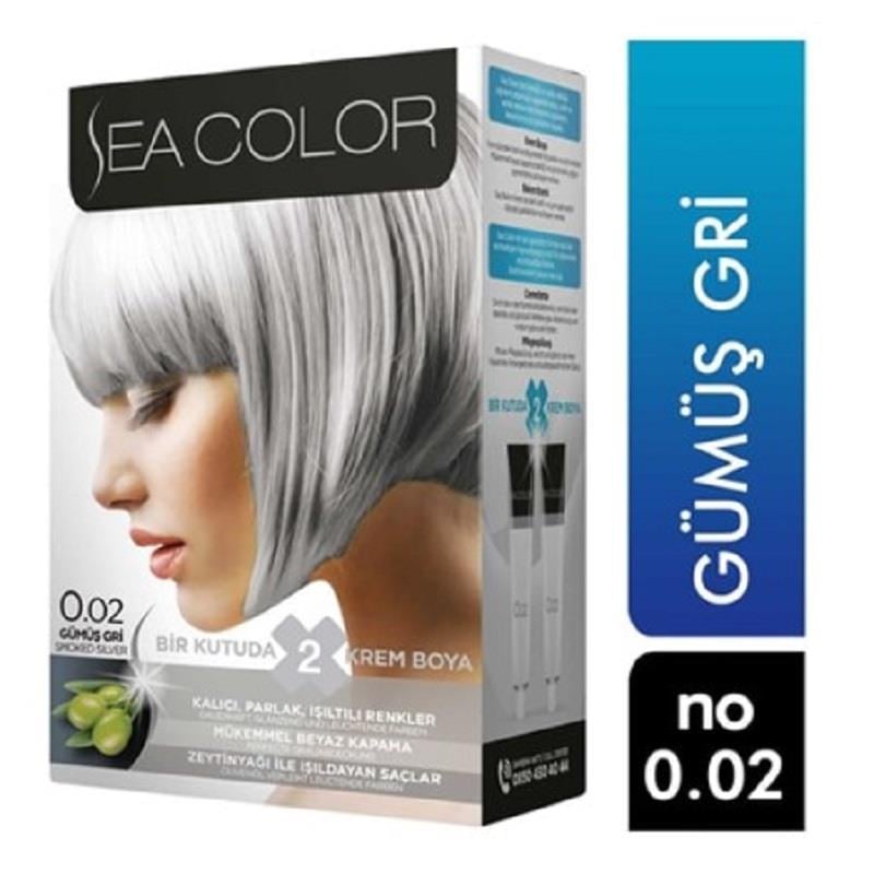 Sea Color Sea Color Set Boya 0.02 Gümüş Gri