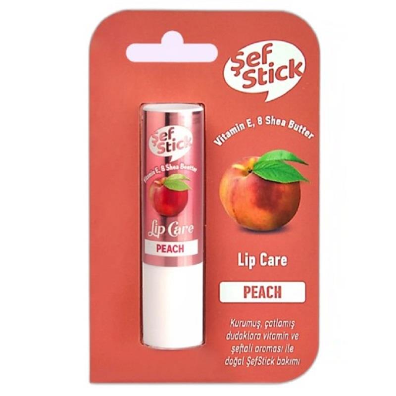 Şef Stick Şef Stick Lip Care Şeftali