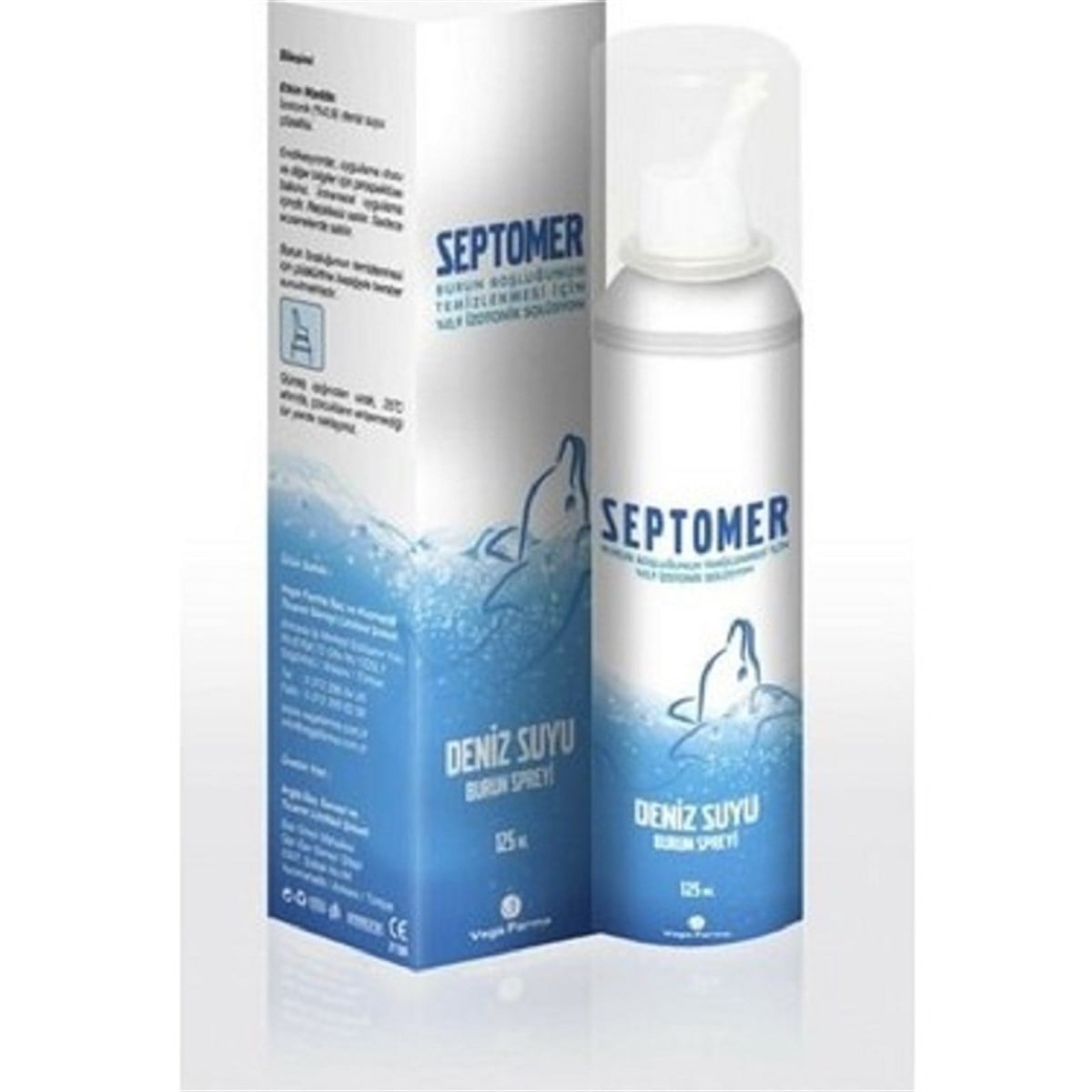 Septomer Septomer Deniz Suyu Burun Spreyi 125 ml