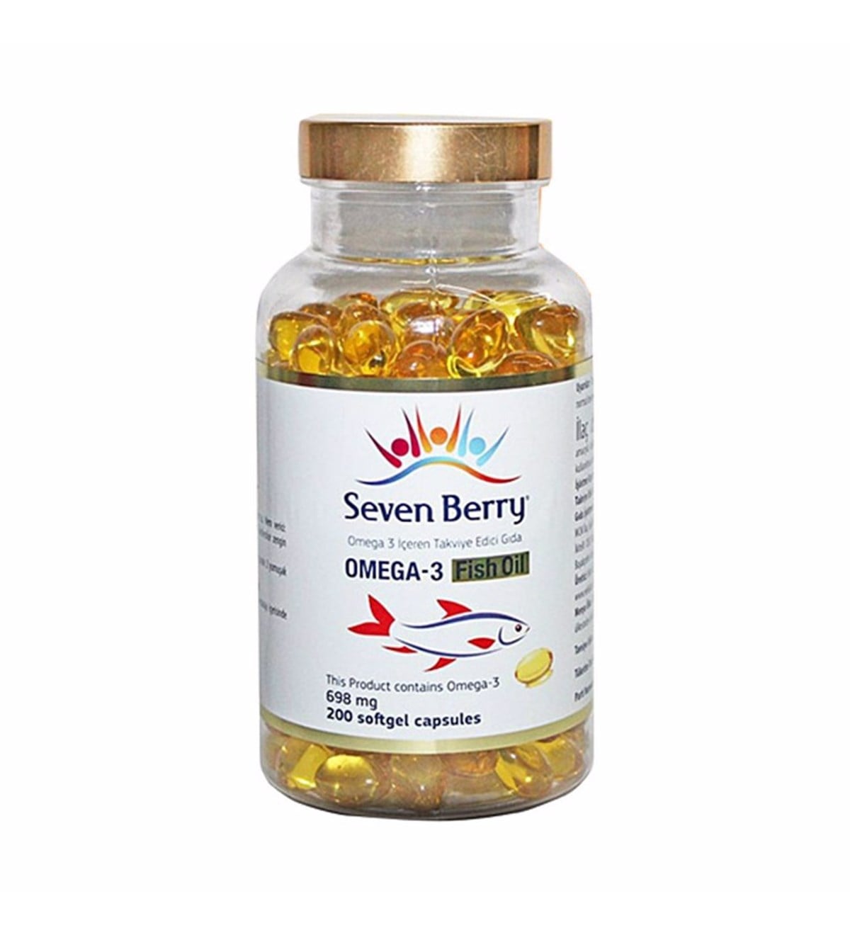 SEVEN Seven Berry Omega-3 Fish Oil 200 Kapsül