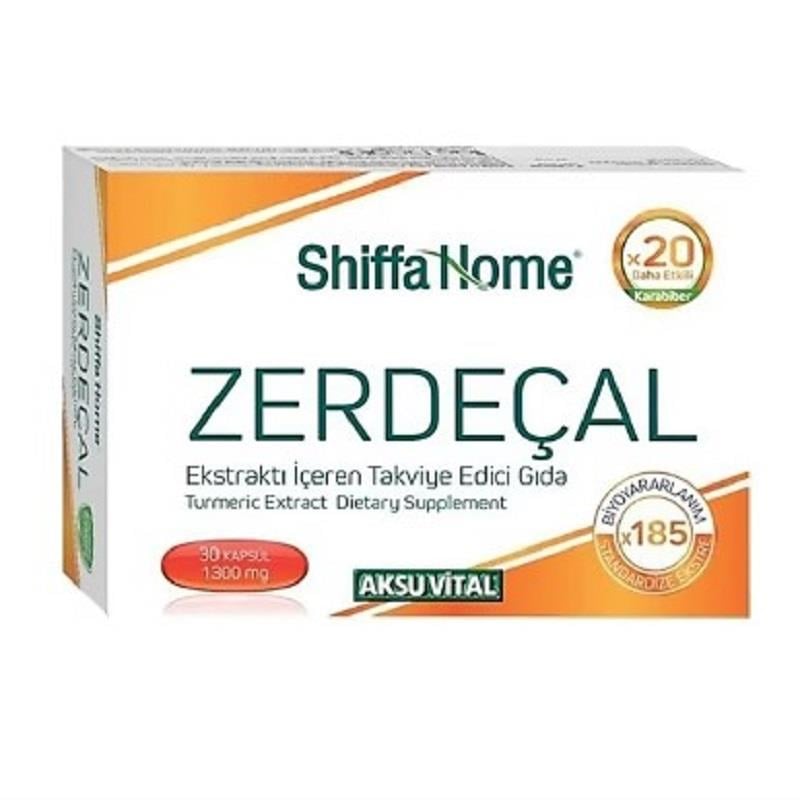 Shiffa Home Shiffa Home Zerdeçal Curcumin 1300 mg 30 Yumuşak Kapsül