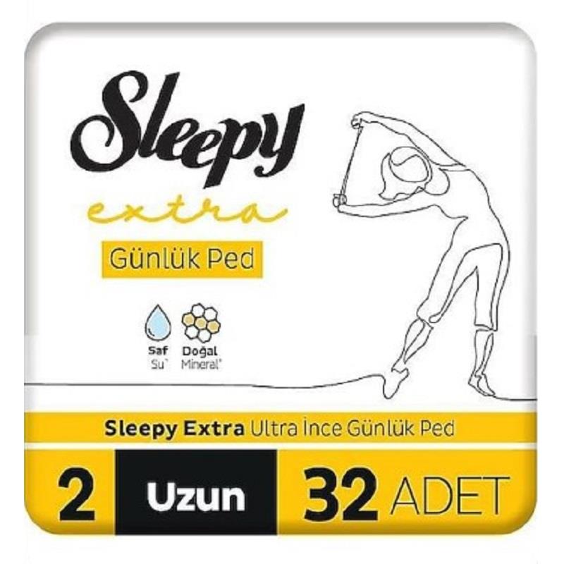 Sleepy Sleepy Extra Günlük Ped Süper Uzun 32'li