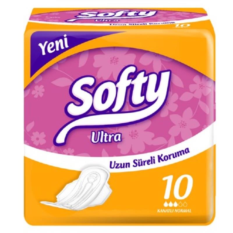 Softy Softy Ultra Kanatlı Normal 10'lu