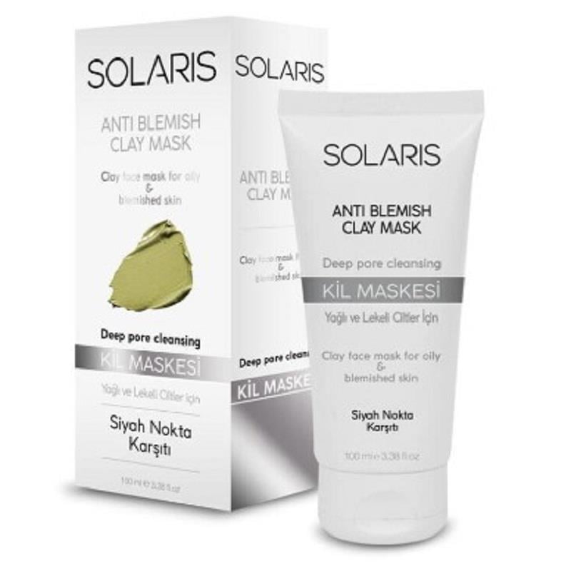 Solaris Solaris Kil Maskesi Yağlı ve Lekeli Ciltler İçin 100 ml