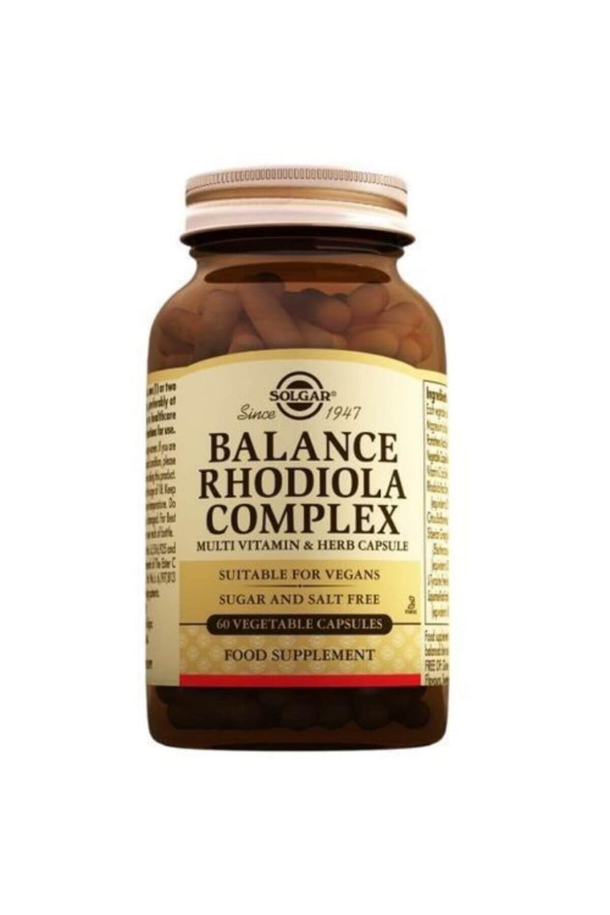 Solgar Solgar Balance Rhodiola 60 Kapsül