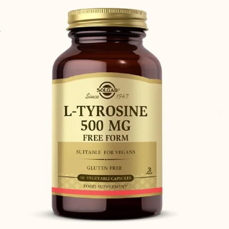 Solgar Solgar L-Tyrosine 500 mg 50 Kapsül