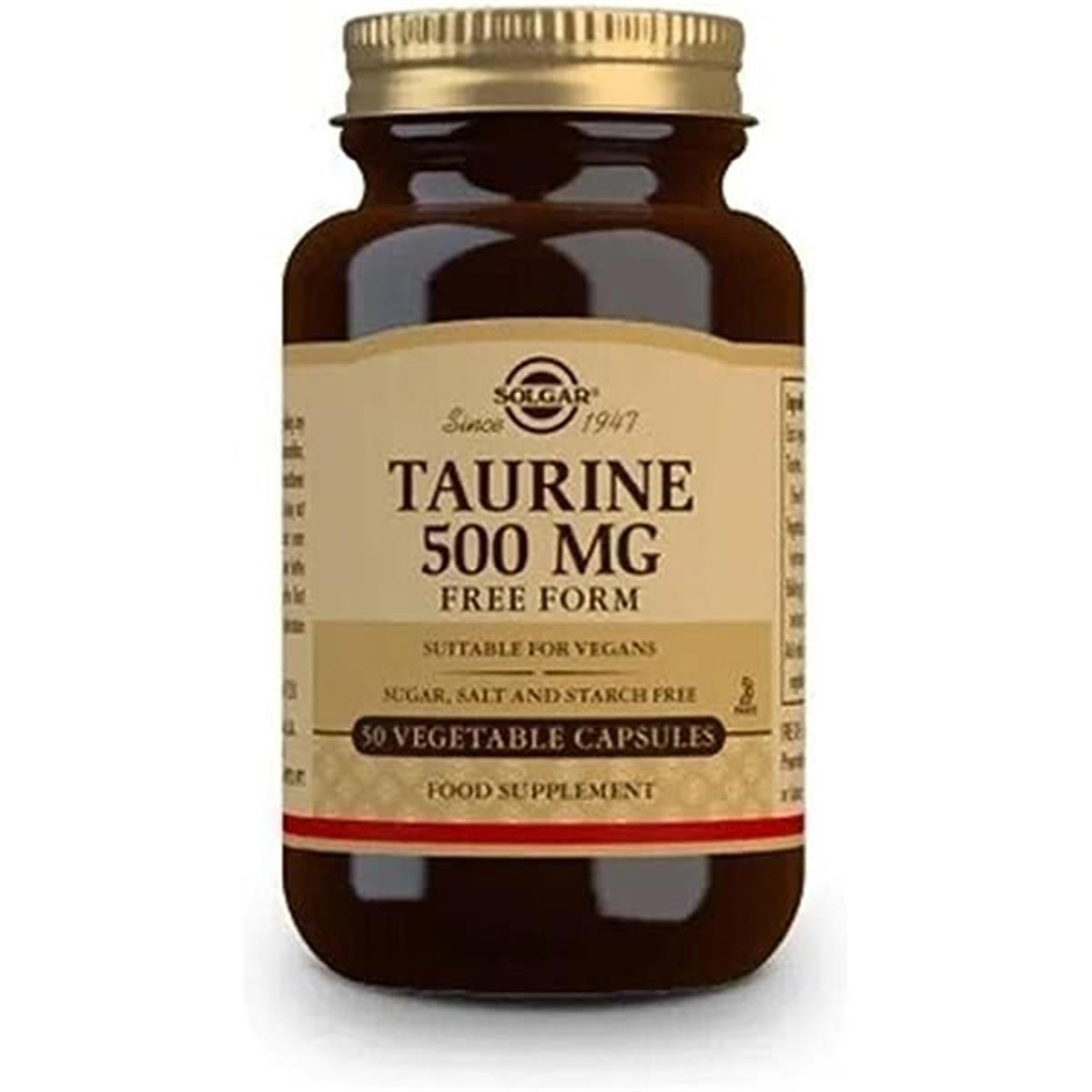 SOLGAR Solgar Taurine 500 mg 50 Kapsül