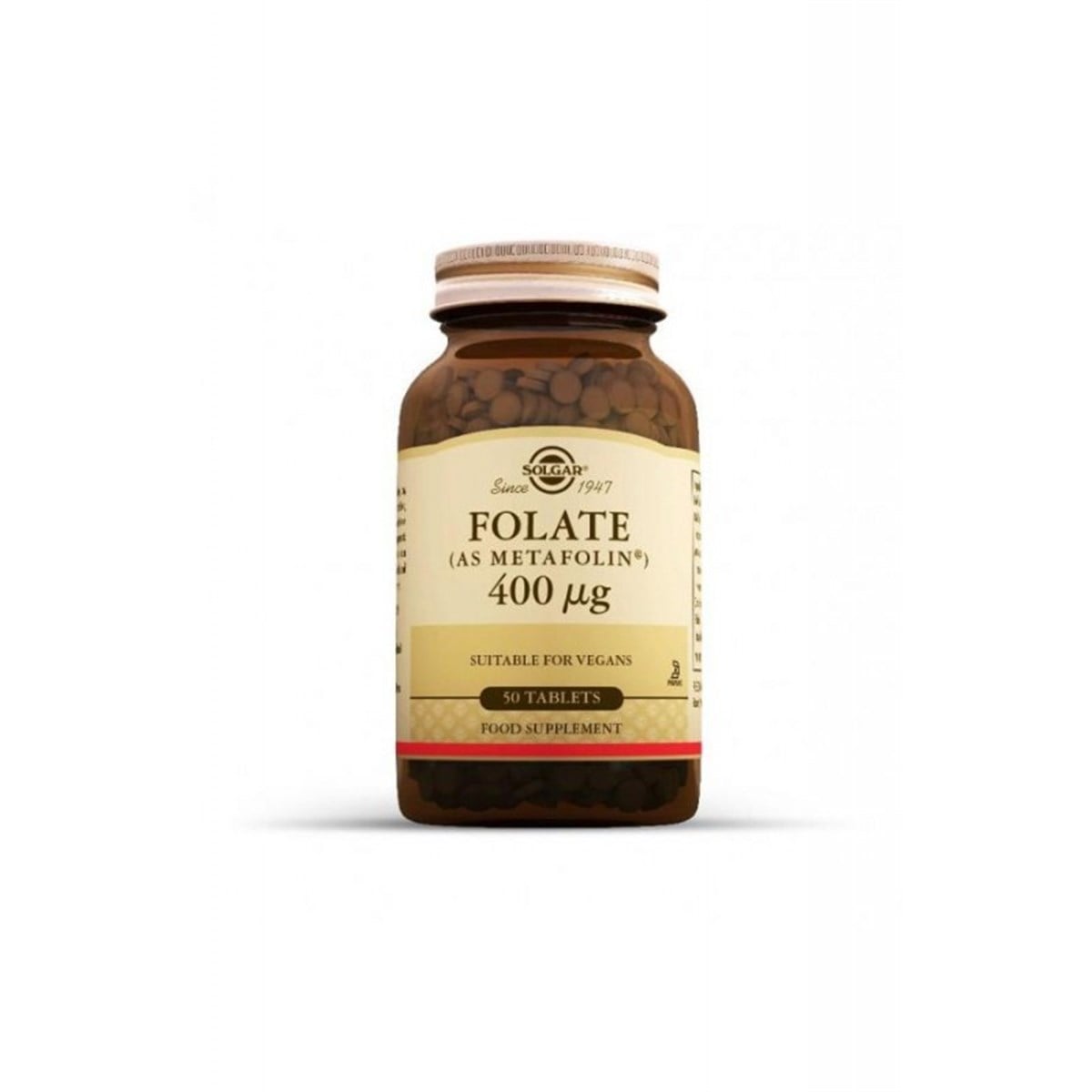 SolgarSolgar Folate As Metafolin 400 Mg 50 Tablet