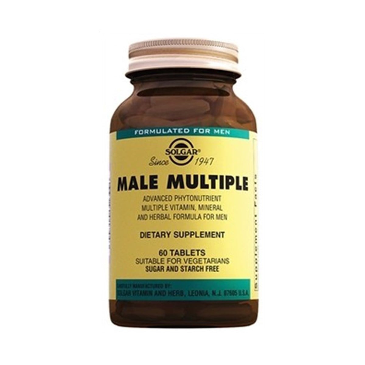 SolgarSolgar Male Multiple 60 Tablet