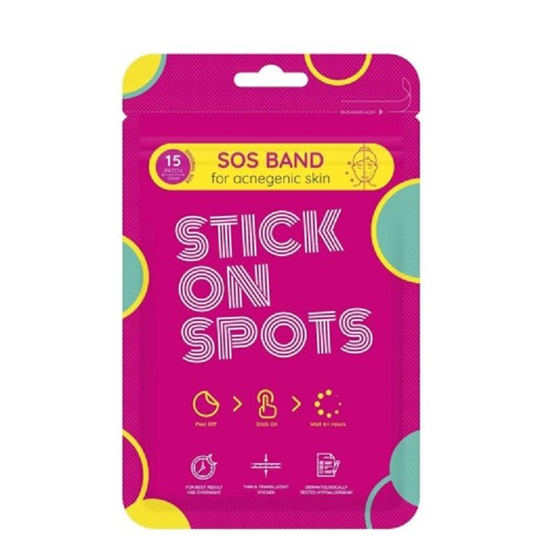 Stick On Spots Stick On Spots Sos Akne Bandı 15'li