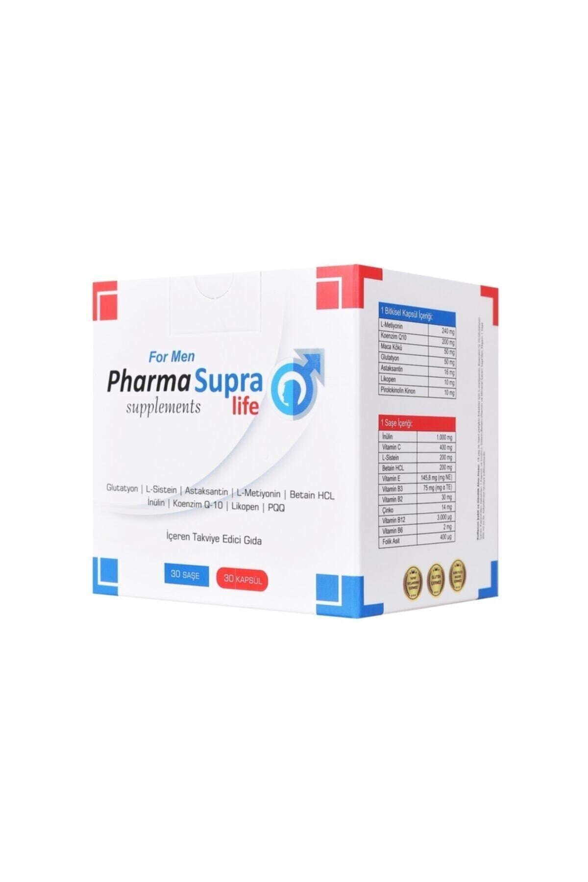 SUPRALİFE Supralife Pharma Supplements For Men 30 Saşe 30 Kapsül