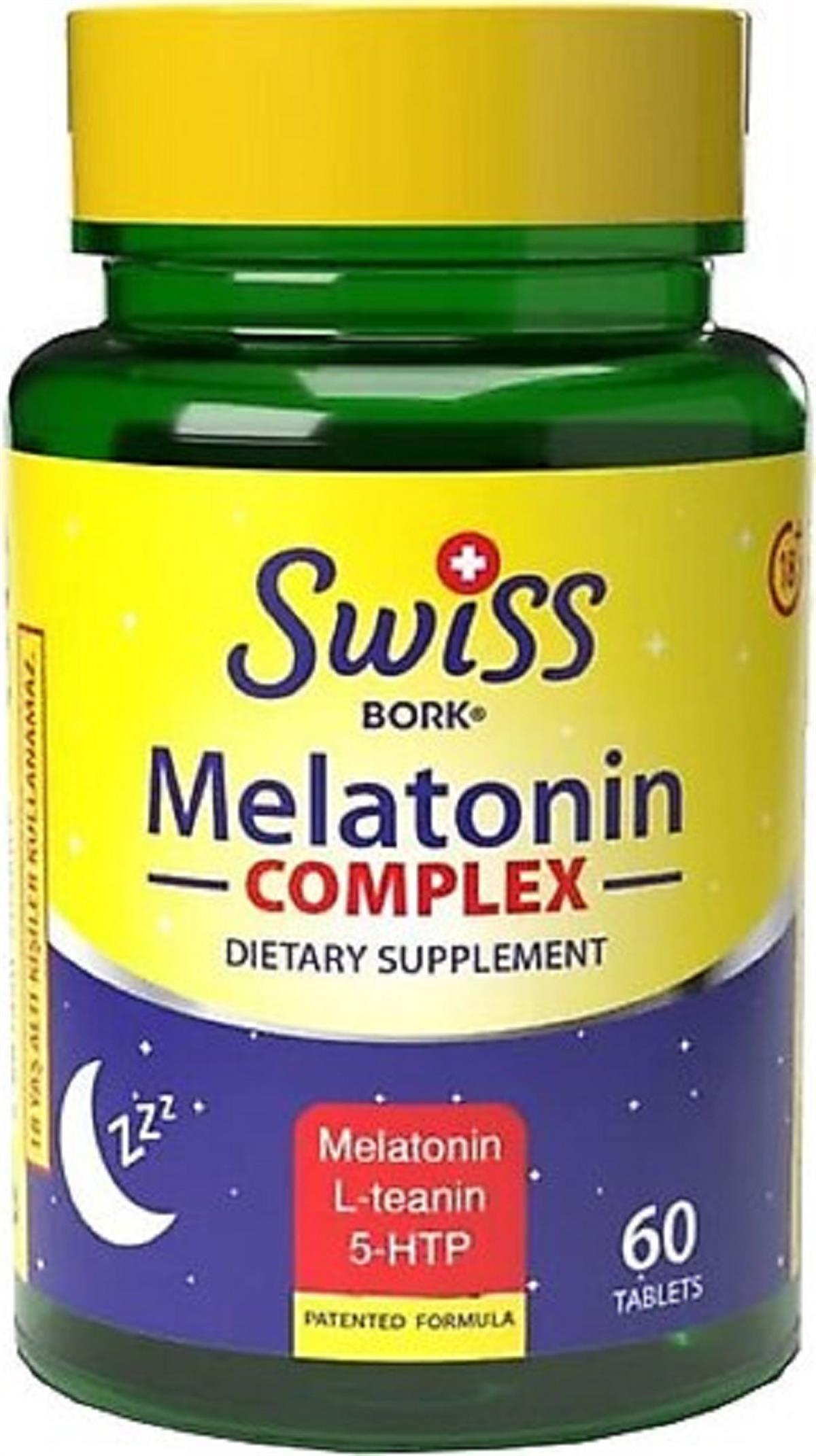 SWİSS Swiss Bork Melatonin Complex 3 mg 60 Tablet