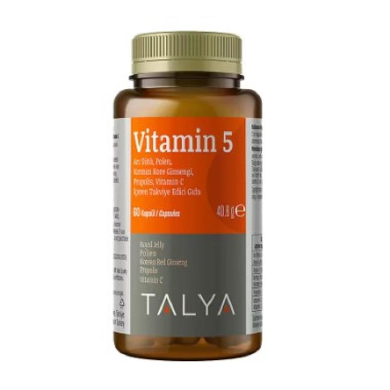 Talya Talya Vitamin5 (Arı Sütü Polen Propolis) 60 Kapsül