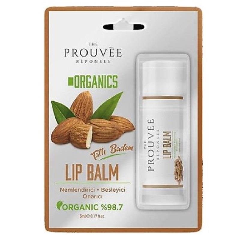The Prouvée Réponses The Prouvée Réponses Organik Dudak Lip Balm Tatlı Badem 5 ml