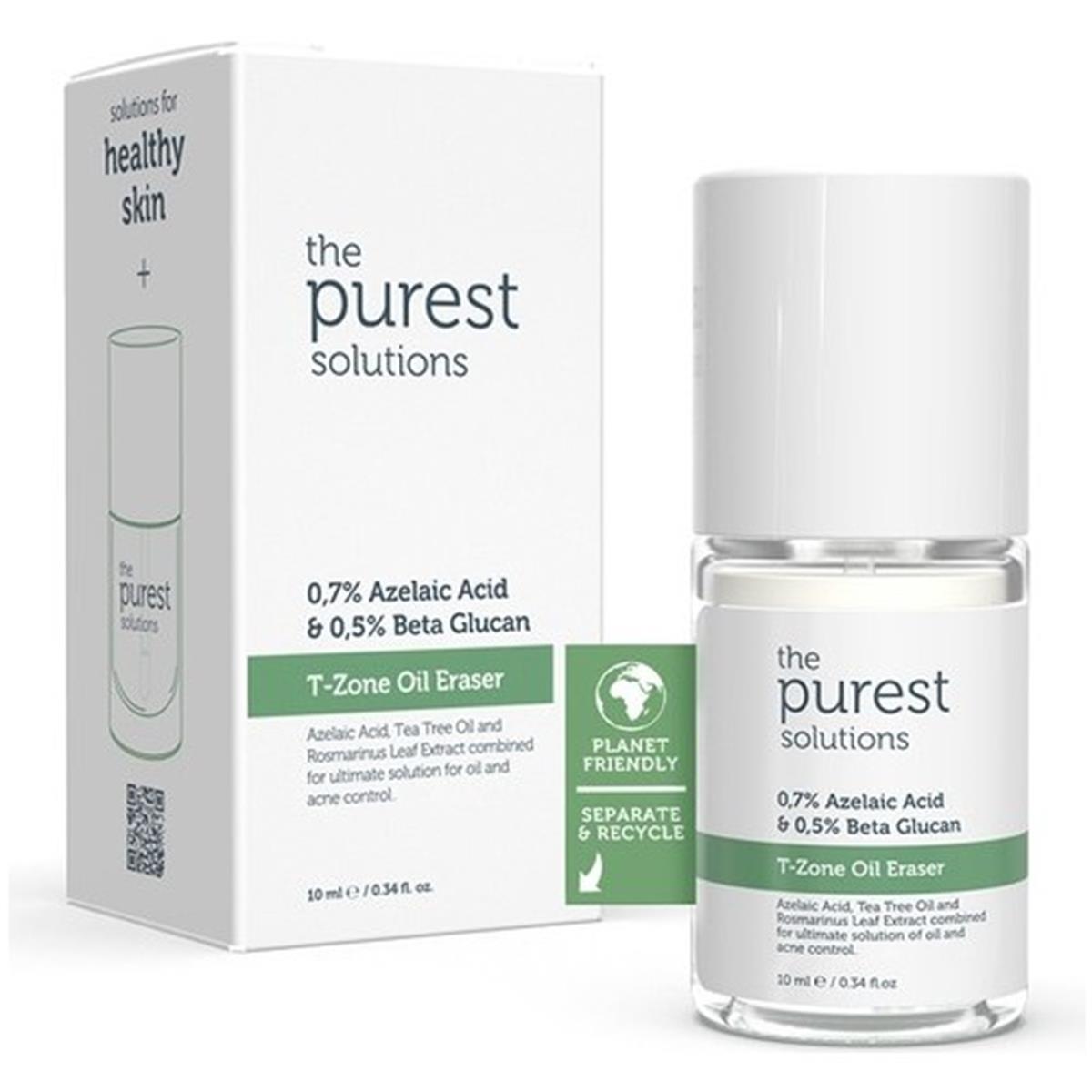 The Purest Solutions The Purest Solutions T-Zone Oil Eraser 0,7 Azelaic Acid & 0,5 Beta Glucan 10 ml
