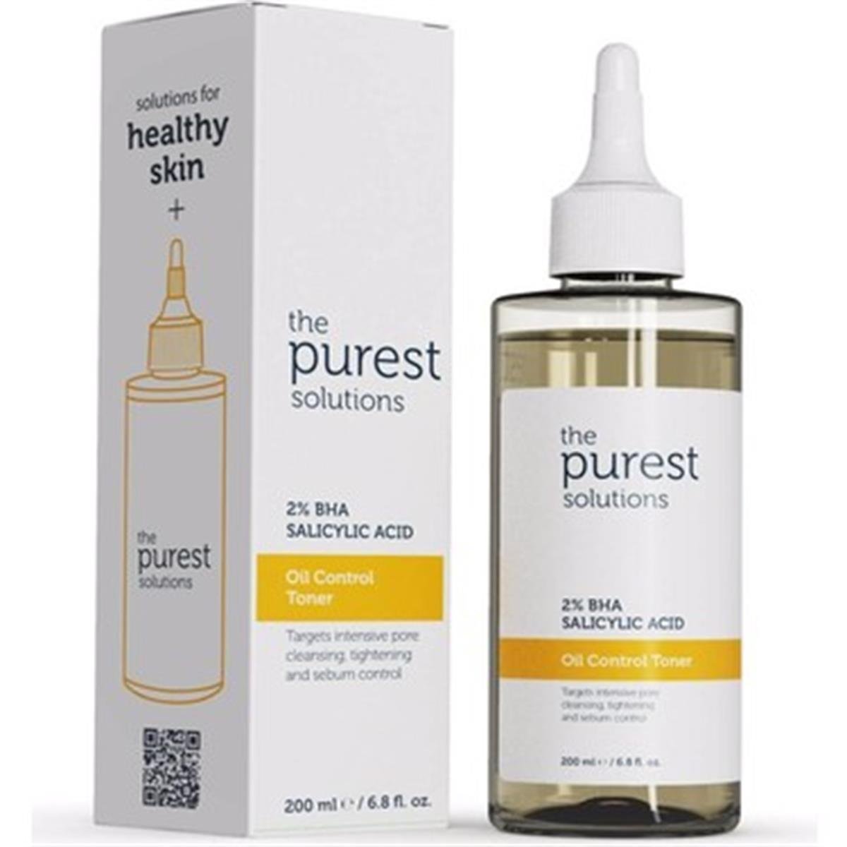 The Purest Solutions The Purest Solutions  Oil Control Toner 2% BHA Salicylic Acid 200 ml
