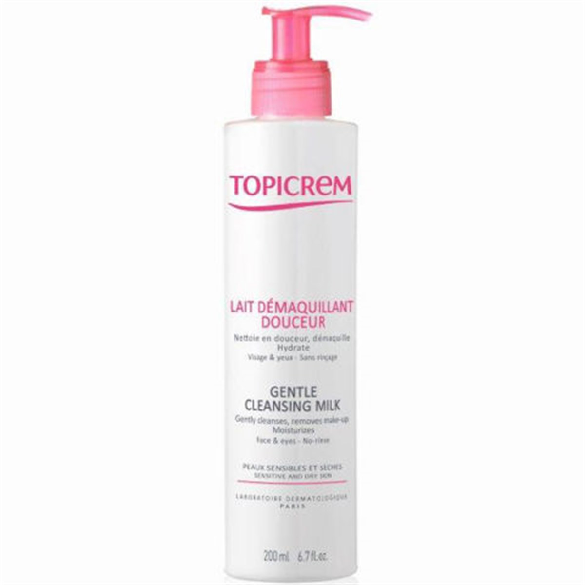 Topicrem Topicrem Gentle Cleansing Milk Face&Eyes 200Ml