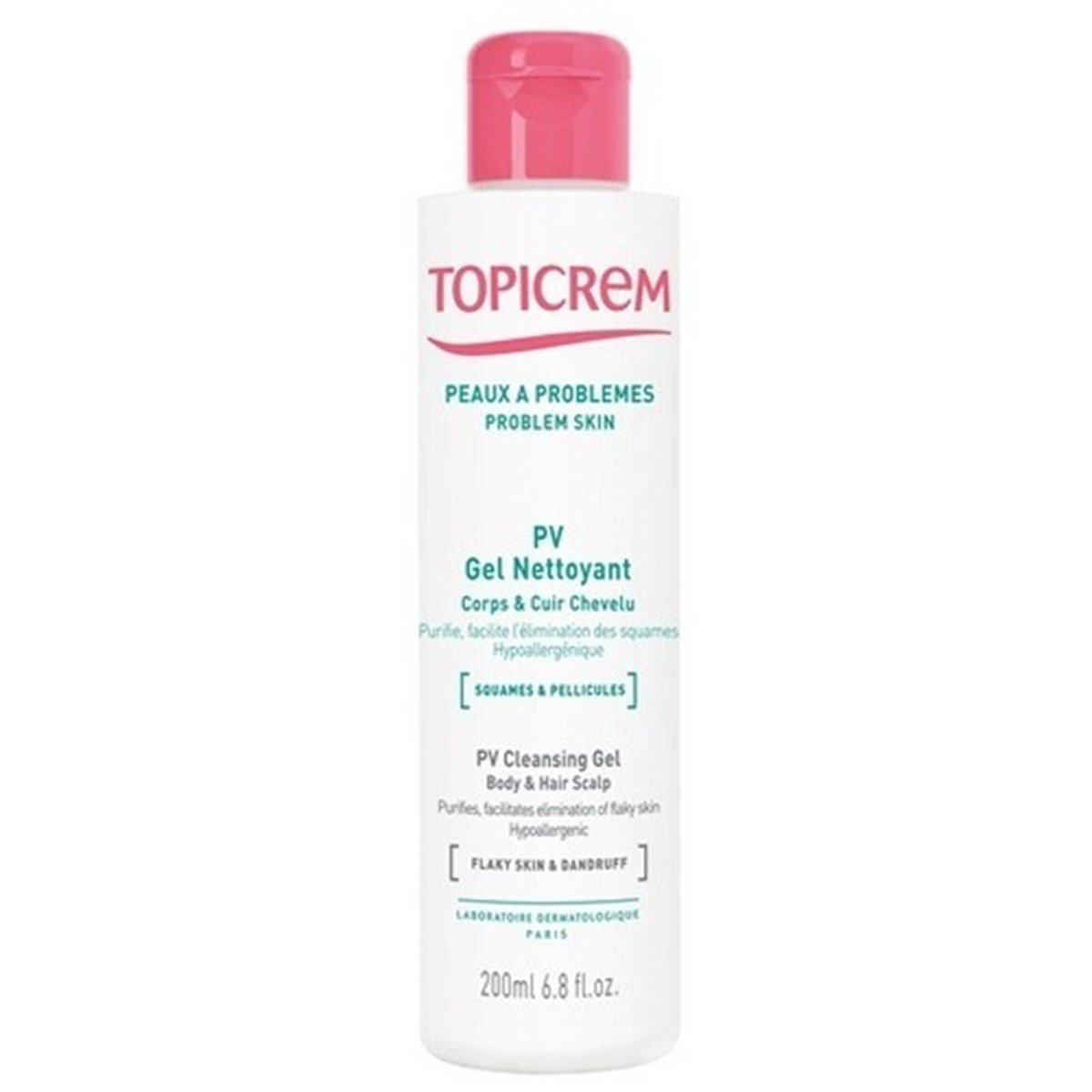 Topicrem Topicrem Pv Cleansing Gel Body&Hair Scalp 200Ml