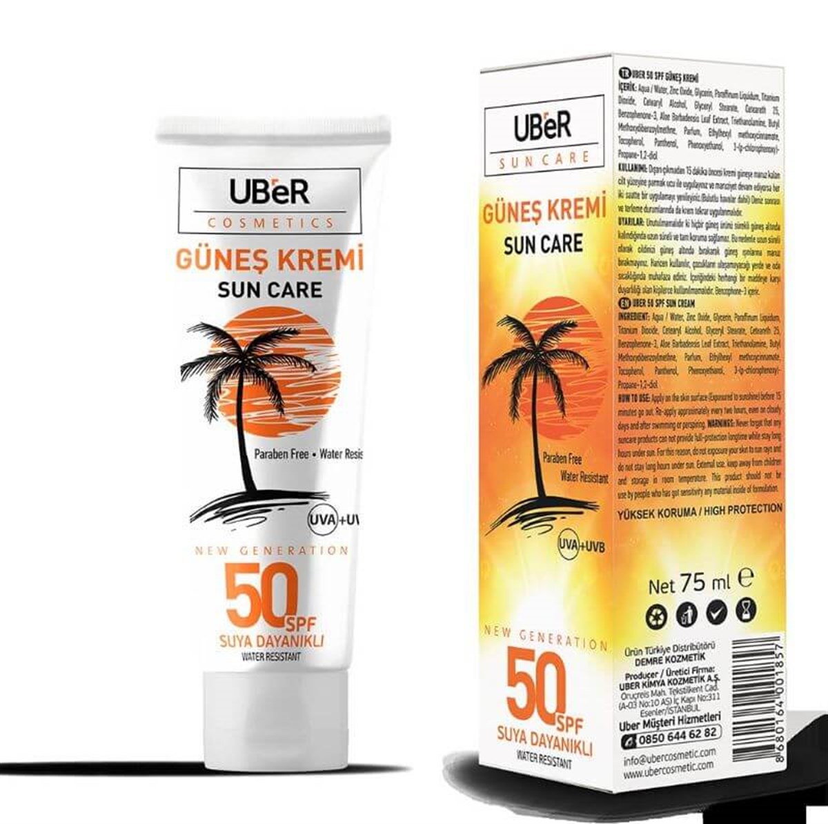 Uber Uber Güneş Kremi SPF50 75 ml