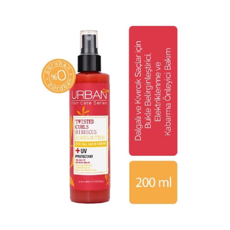 Urban Care Urban Care Curl Hibiscus Water & Shea Butter Sıvı Saç Bakım Kremi 200 ml